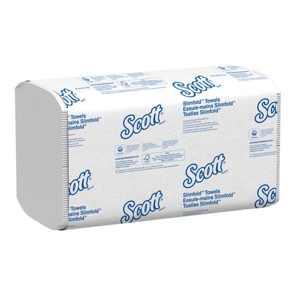 A pack of Scott Control Slimfold paper hand towels.