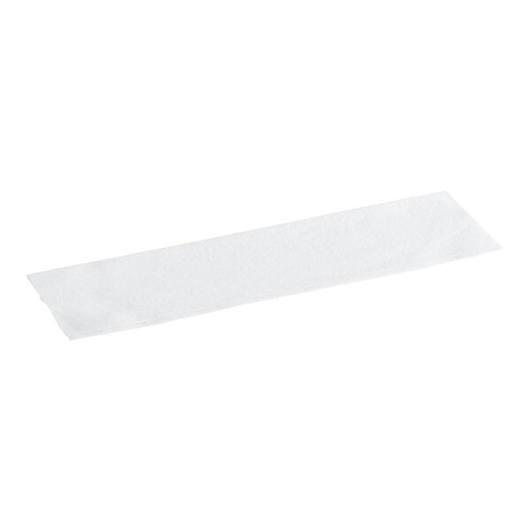 A white, rectangular light-duty wiper sheet.