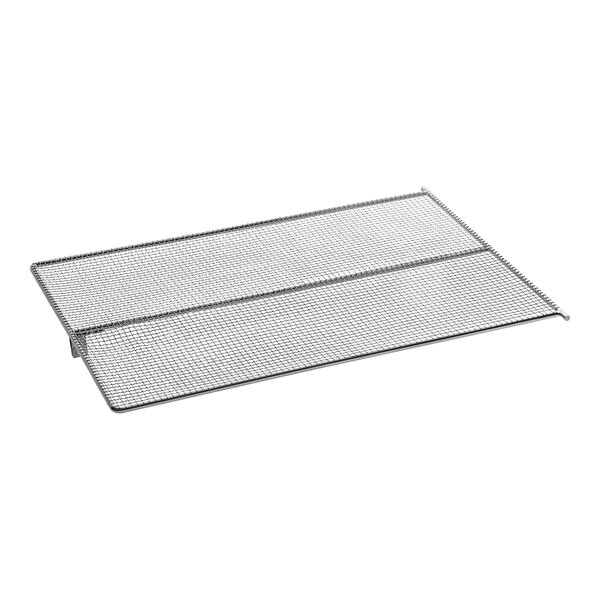 An Avantco metal mesh donut screen tray.