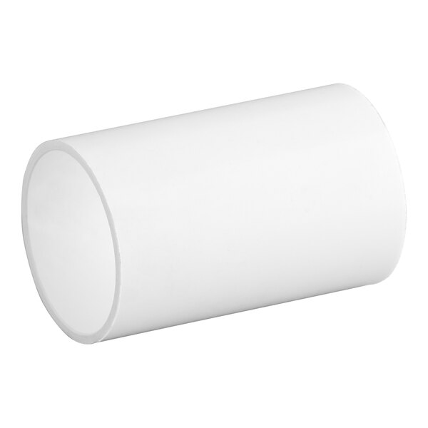 An Avantco waste pipe connection for a potato peeler.