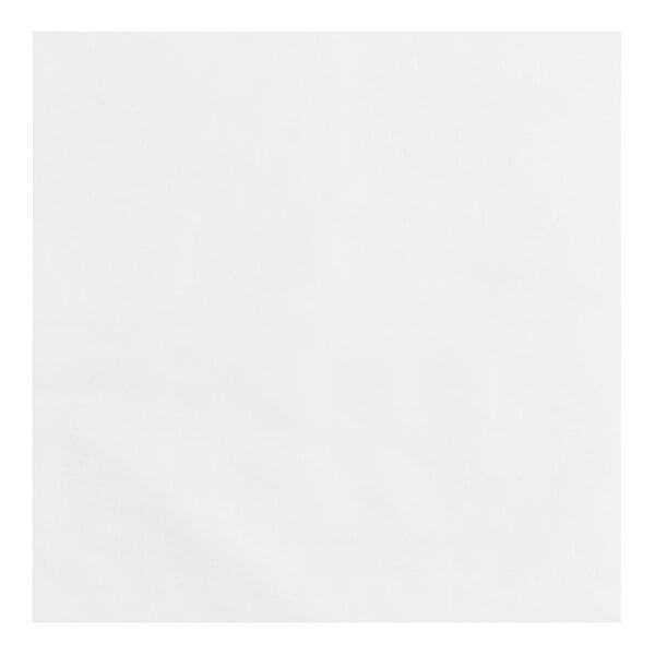 A close-up view of a plain white, slightly textured sheet.