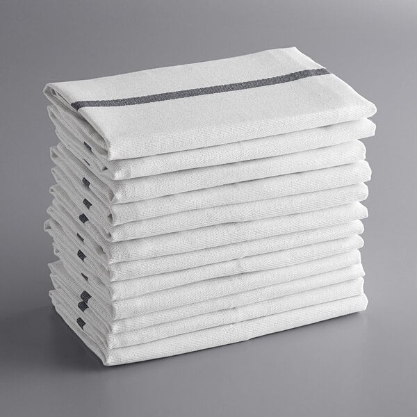 Cotton Kitchen Hand Towel 24 x 15 White