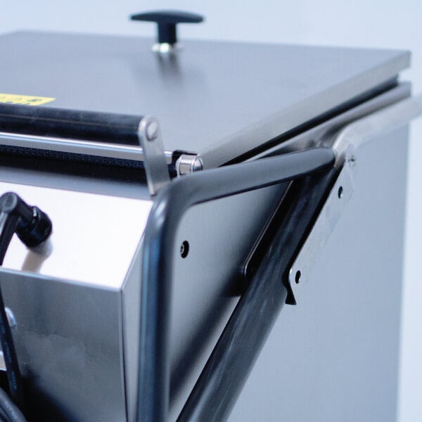 A VITO fryer oil filter machine with a handle.