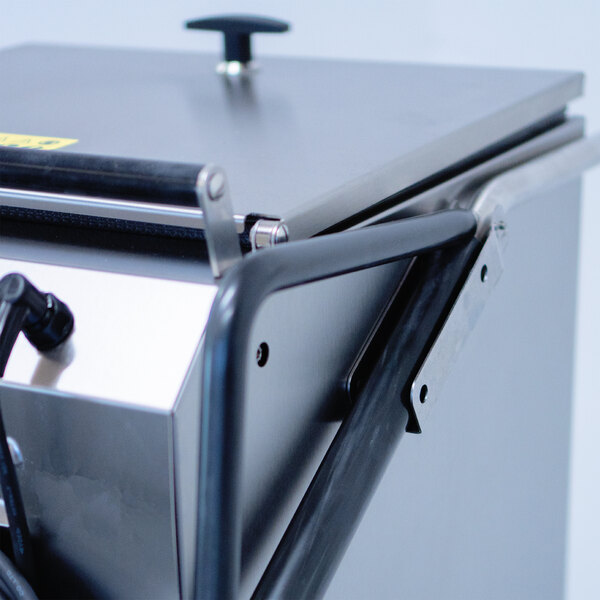 A VITO fryer oil filter machine with a handle.