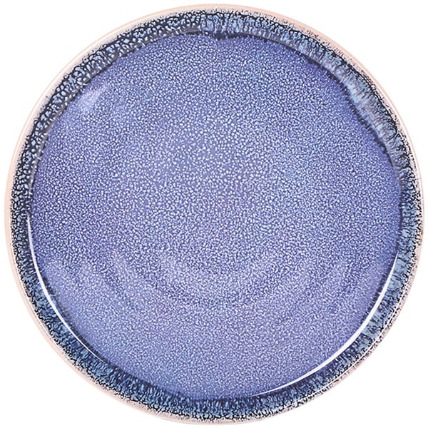 a blue and white speckled background