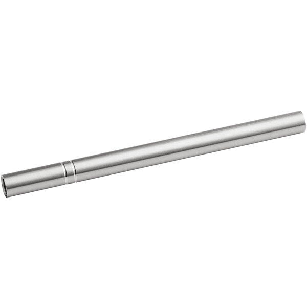 A silver Vitamix agitator shaft with a long handle.