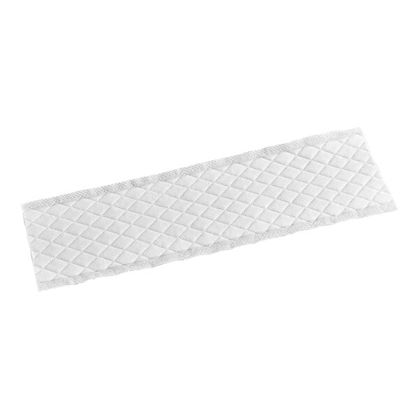 A white rectangular Unger SmartColor disposable mop pad with a white border.