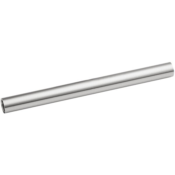 a silver rolling pin