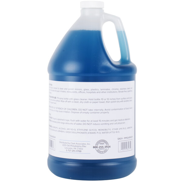 Advantage Chemicals 1 gallon / 128 oz. Glass Cleaner - 4/Case