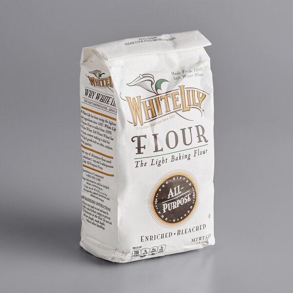 White lily flour labels