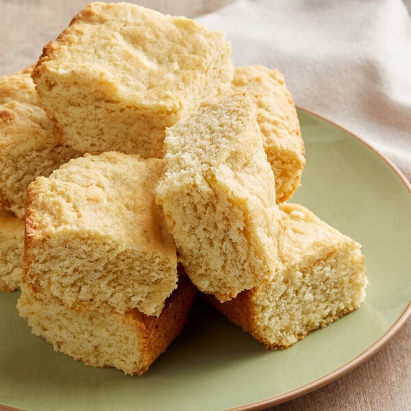 A plate of White Lily buttermilk biscuits on a table.