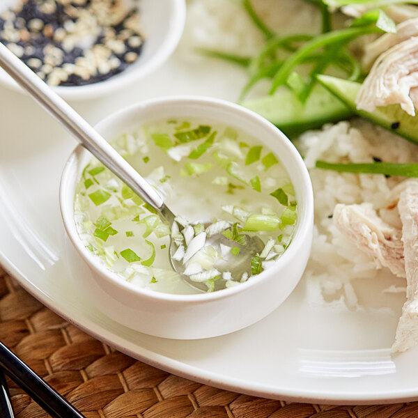 a close-up of a bowl of food