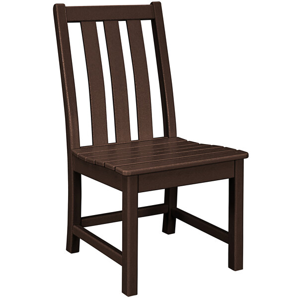 a brown chair with a white background