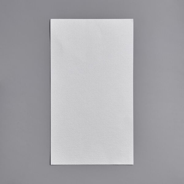 A white rectangular piece of paper.