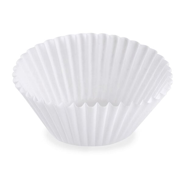 White Fluted Baking Cup 1 3/4