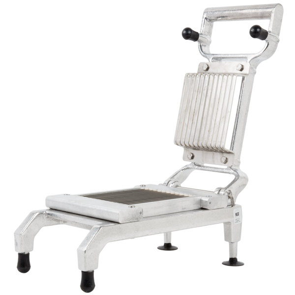 A Nemco Easy Chicken Slicer with black handles.