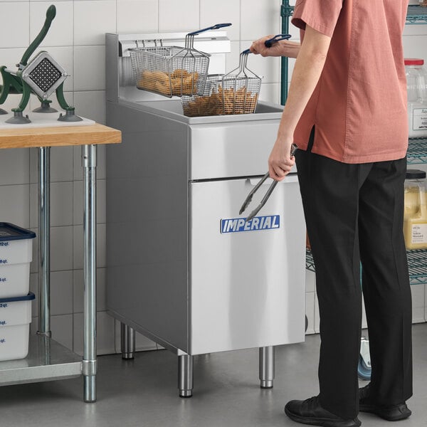 Imperial Range IFS-40-E2083 40 lb. Electric Fryer - 208V, 3 Phase