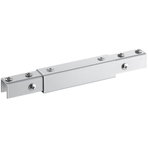 a white rectangular object with screws