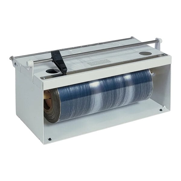 Bulman A550-24 24" White Counter Mount Food Wrap Film Dispenser