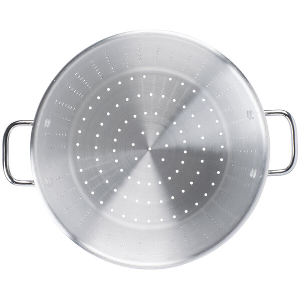 20 Qt. Tapered Aluminum Vegetable Colander with Handles