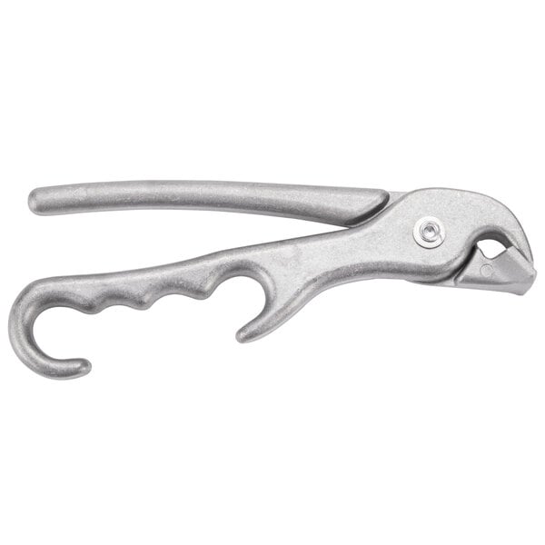An American Metalcraft cast aluminum plier with a hook handle.