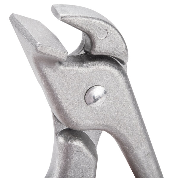 An American Metalcraft cast aluminum pizza pan gripper with metal handles.