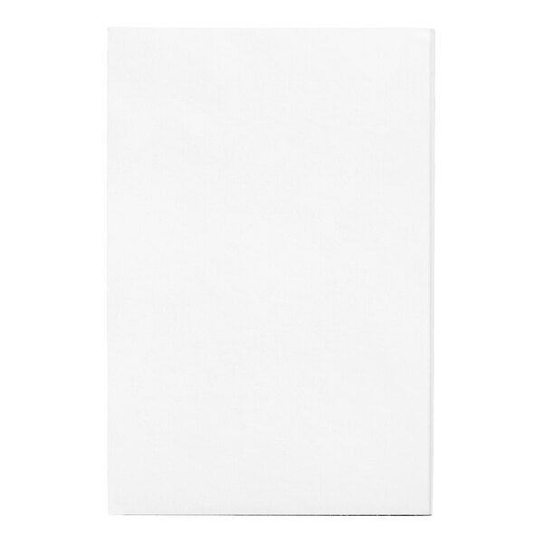 A plain white 4 x 6 inch scratch pad.