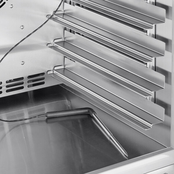 An Avantco countertop blast chiller/freezer with shelves.