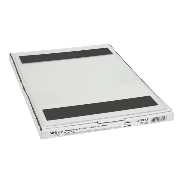 A white rectangular C-Line box with black text and a black strip on the bottom.