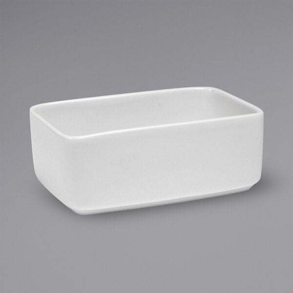 A white rectangular container on a white background.