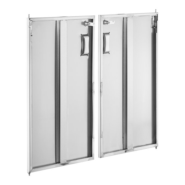 Regency Removable Locking Door Set for 21" x 33" x 33" Enclosed Base Utility Carts