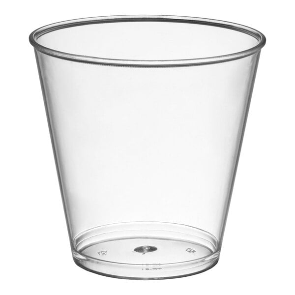 Fineline Quenchers 402-CL 2 oz. Plastic Shot Cup - 2,500/Case