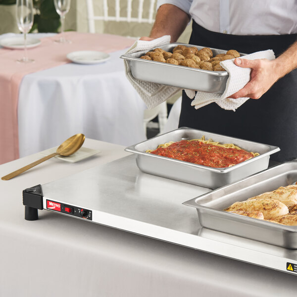 Metro Super Erecta Hot HS2442 24" x 42" Stainless Steel Heated Shelf - 120V, 600W