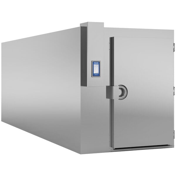 An Irinox Multifresh MF 750.2 4T PLUS pass-thru blast chiller and shock freezer, a large stainless steel box with a door.