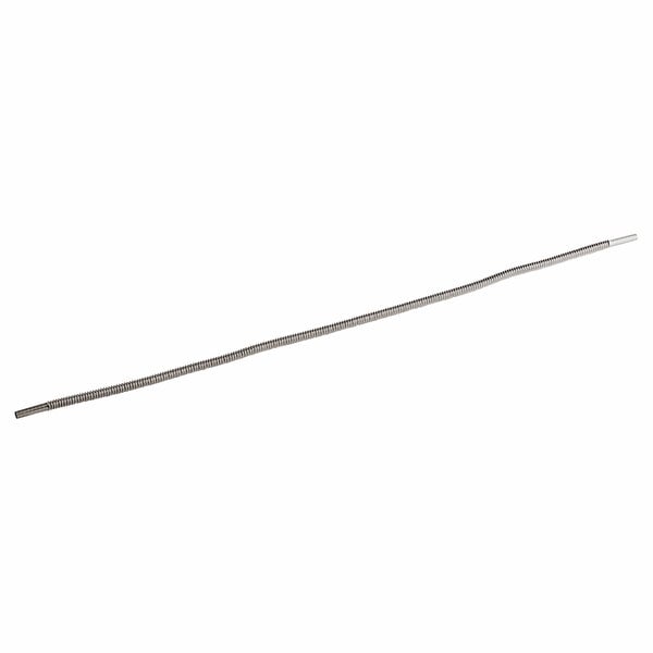 A long thin metal rod with a long wire.