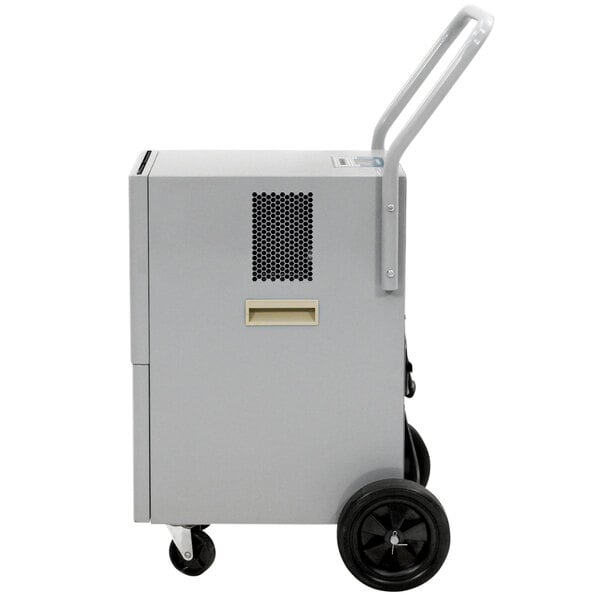 A gray rectangular Namco dehumidifier with a handle.