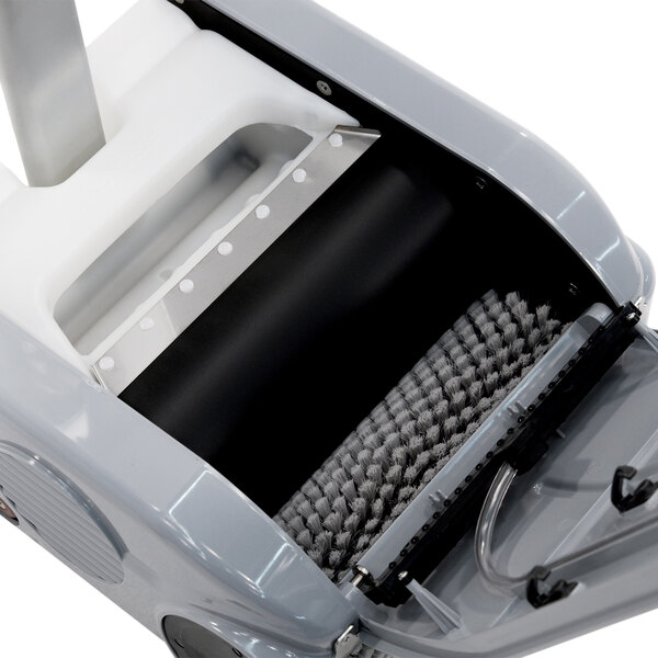 A close-up of a Namco Floorwash 1000 walk-behind floor cleaner with a handle.