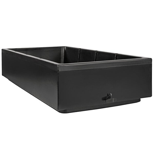 A black rectangular IRP Chiller countertop merchandiser with a handle.