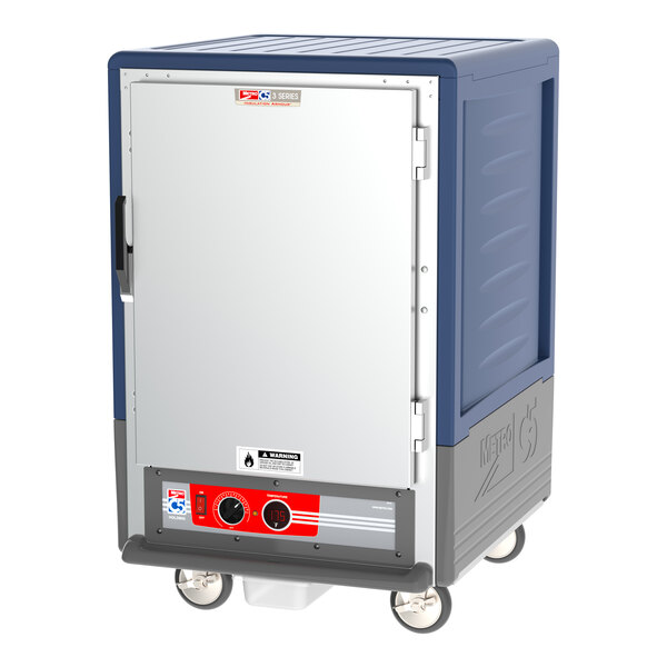 Metro C535-HFS-U-BU C5 3 Series Heated Holding Cabinet with Solid Door - Blue