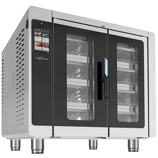 A large Alto-Shaam Vector multi-cook oven with glass doors.