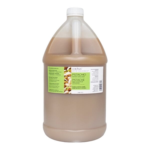 LorAnn Oils Pistachio Bakery Emulsion 1 Gallon