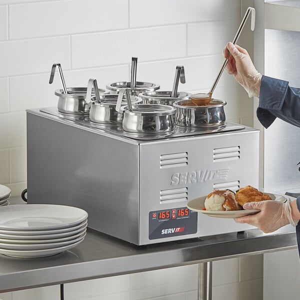 Avantco W43 12 x 27 4/3 Size Electric Countertop Food Warmer