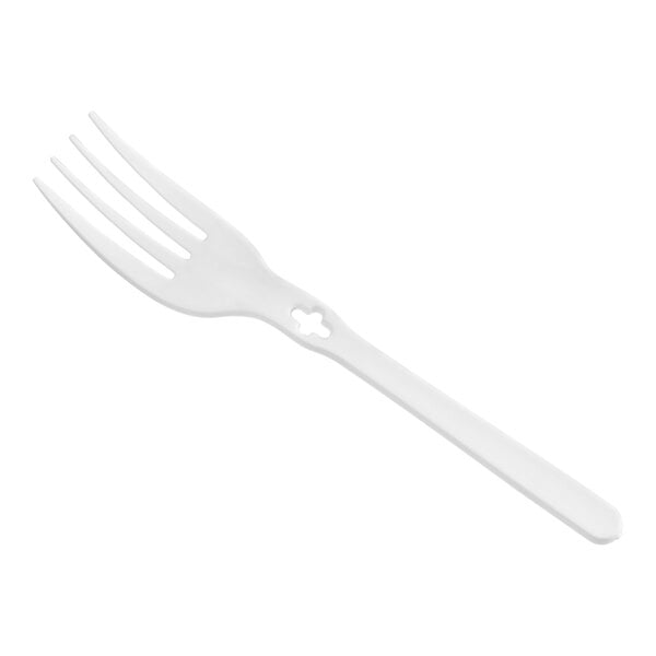 WeGo White Polypropylene Fork Dispenser Refill - 1,000/Case