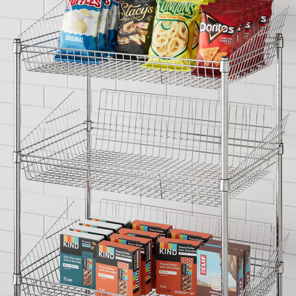 Regency 24" x 36" NSF Chrome Storage Display Basket