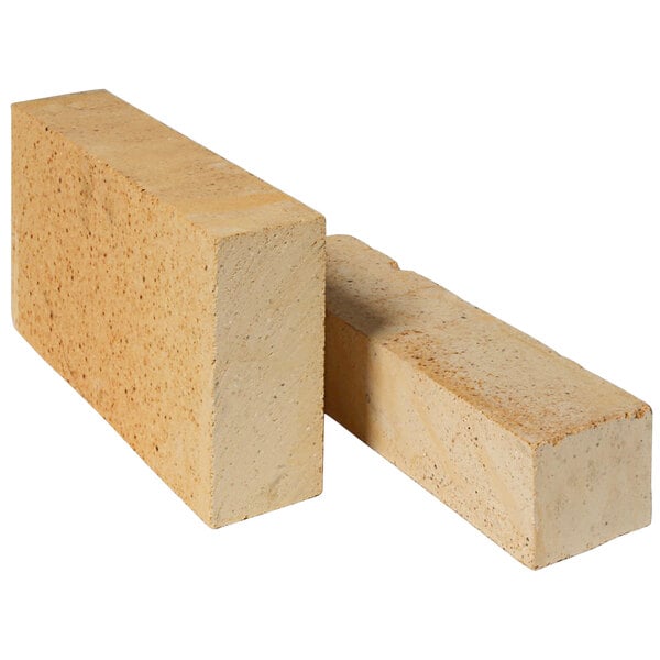 Two rectangular Champion fire bricks on a white background.