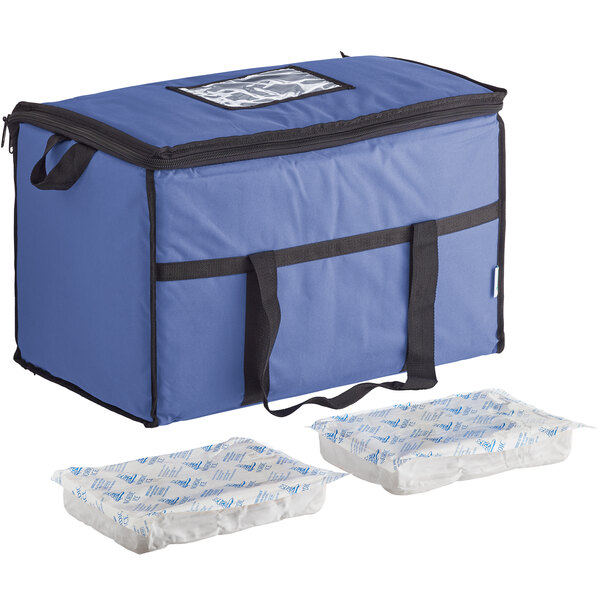 Choice Blue Large Insulated Nylon Cooler Bag (Holds 72 Cans)