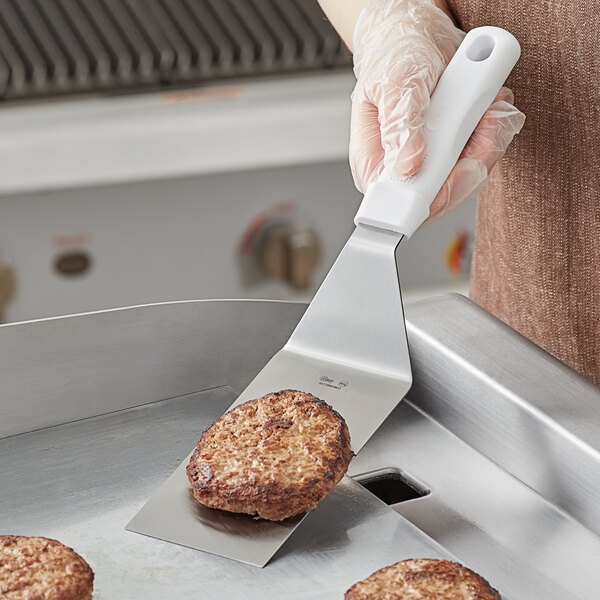 Our Table 6 Wide Stainless Steel Nylon Blade Jumbo Cookie Spatula Turner