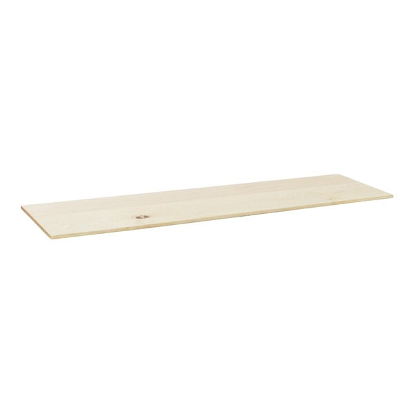 Cal-Mil Blonde 64" x 22 1/2" x 1 1/2" Maple Bottom Shelf for Merchandising Table