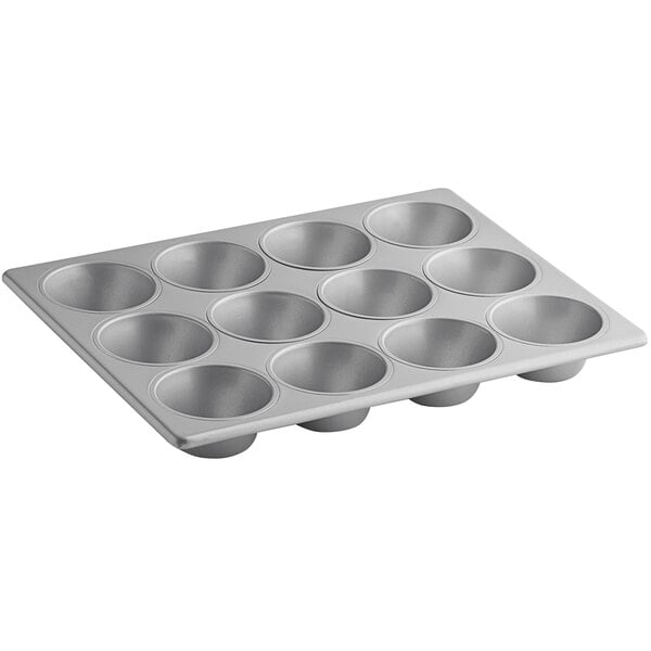 Sur La Table Platinum Pro Standard Muffin Pan, 12 Count, Silver