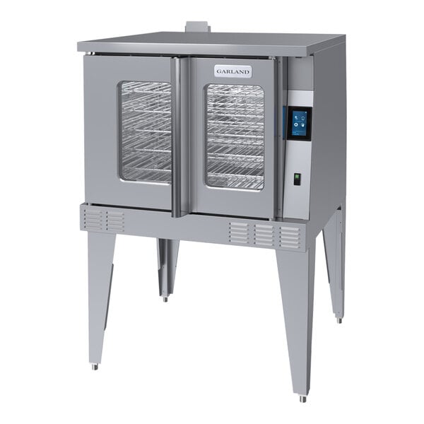 A Garland commercial electric convection oven with a door.